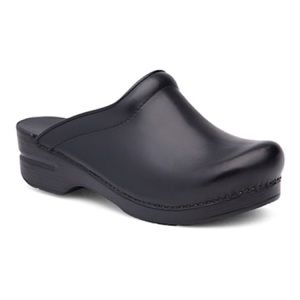 Dansko Sonja Black Cabrio Slide-on Nursing Clogs